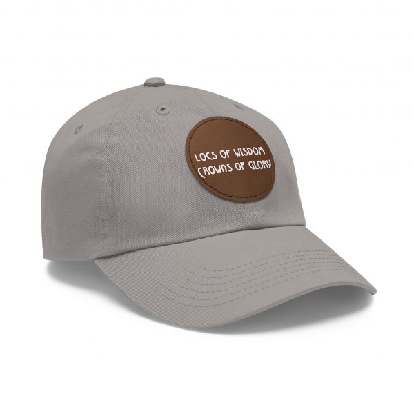 Pink Cap with Round Patch | Locs of Wisdom | Crowns of Glory | Inspirational Design - Image 90