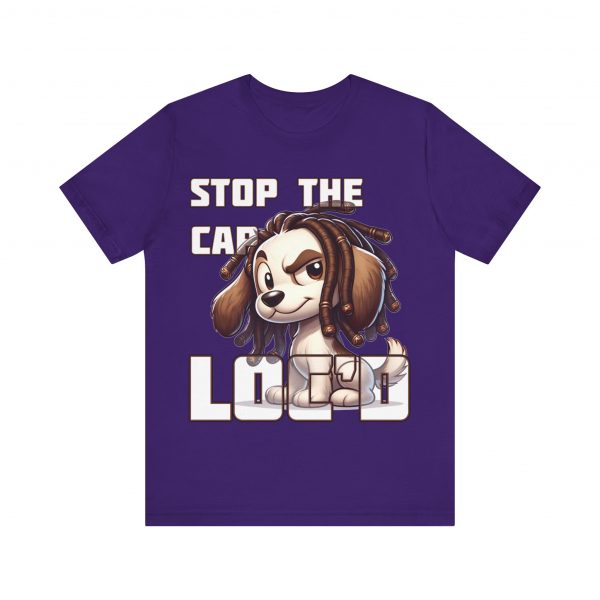 Stop the Cap Dreadlock Dog Graphic Tee - Unisex Humor and Style - Image 41