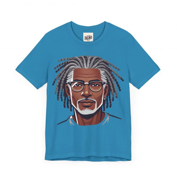 Stylish Elder with Locs T-Shirt - Image 3