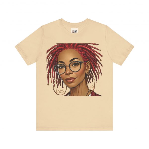Empowering Woman with Locs White T-Shirt - Black Girl Art Tee, Afrocentric Fashion - Image 49