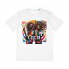 Vibrant Locs Love Graphic Tee - Colorful Peace and Love Dreadlocks T-Shirt, Afrocentric Art Fashion, Unisex White Tee
