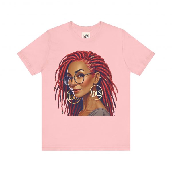 Empowering Woman with Locs White T-Shirt - Black Girl Art Tee, Afrocentric Fashion - Image 65