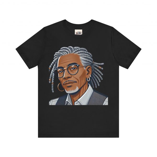 Stylish Elder with Locs T-Shirt - Image 17