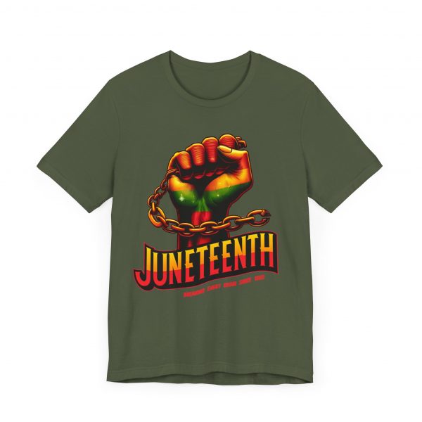 Juneteenth Celebration T-Shirt - Bold Graphic Tee - Breaking Every Chain Since 1865 - Comfortable and Stylish Unisex Shirt - Image 39