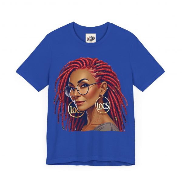 Empowering Woman with Locs White T-Shirt - Black Girl Art Tee, Afrocentric Fashion - Image 55