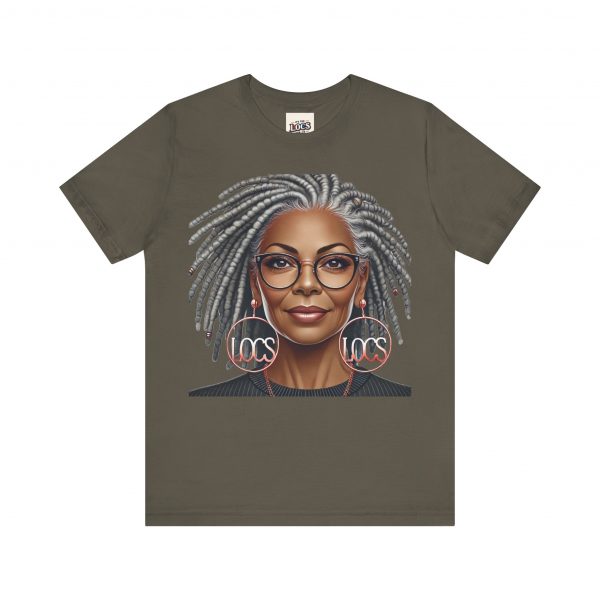 Empowering Woman with Locs T-Shirt - Black Girl Art Tee, Afrocentric Fashion - Image 5