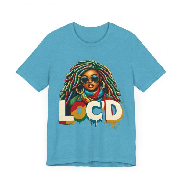Colorful Loc'd girl T-Shirt - Image 39