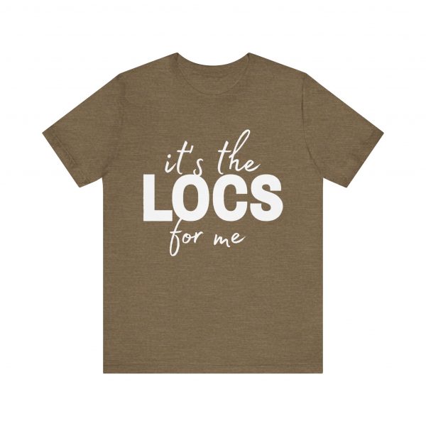 Stylish "It's the Locs for Me" T-Shirt - Empowering Loc Lovers - Image 49
