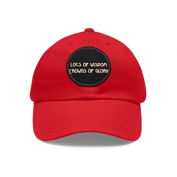 Pink Cap with Round Patch | Locs of Wisdom | Crowns of Glory | Inspirational Design - Image 17