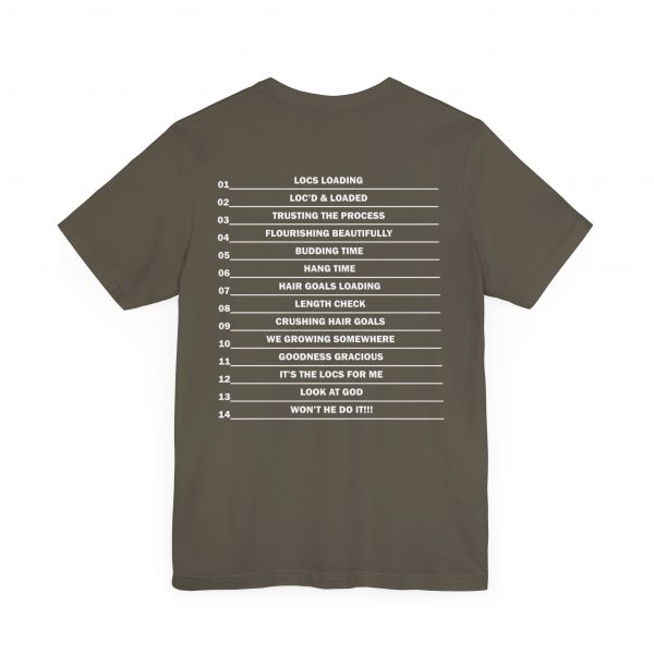 Stylish "It's the Locs for Me" T-Shirt - Empowering Loc Lovers - Image 4