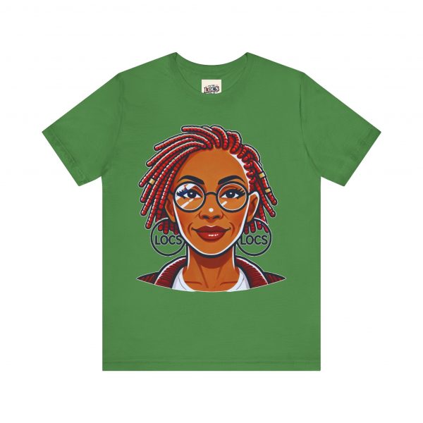 Empowering Woman with Locs White T-Shirt - Black Girl Art Tee, Afrocentric Fashion - Image 33