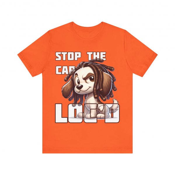 Stop the Cap Dreadlock Dog Graphic Tee - Unisex Humor and Style - Image 33