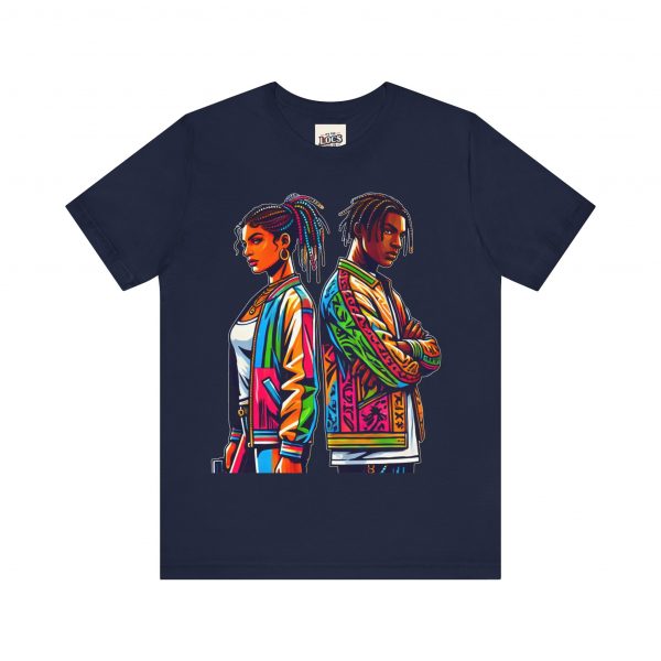 Vibrant Duo Locs T-Shirt – Bold and Beautiful - Image 37