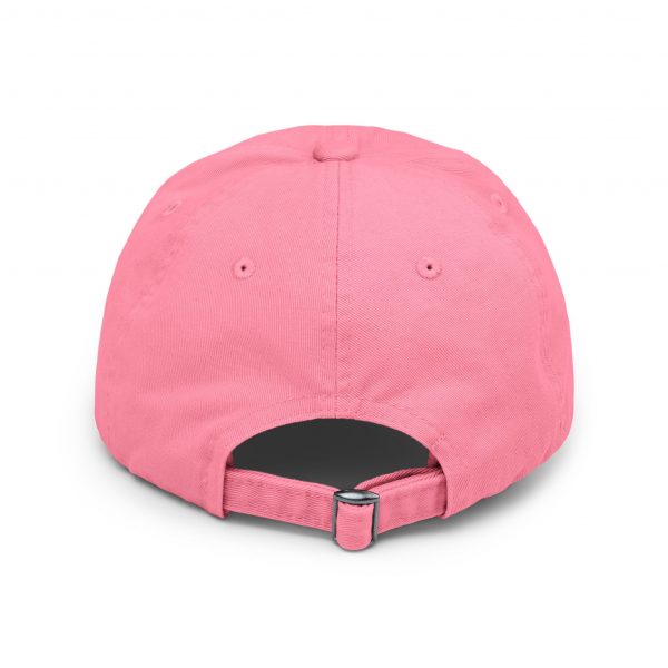 Pink Distressed Cap with Inspirational Embroidery | Locs of Wisdom | Crowns of Glory - Image 23