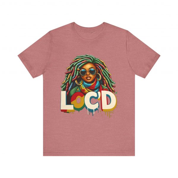 Colorful Loc'd girl T-Shirt - Image 9