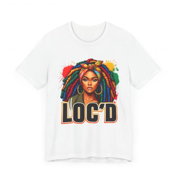 Colorful Loc'd girl splash T-Shirt - Image 7