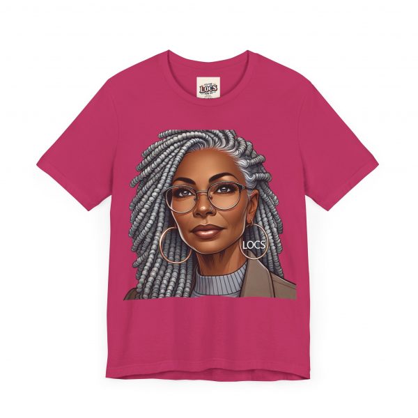 Empowering Woman with Locs T-Shirt - Black Girl Art Tee, Afrocentric Fashion - Image 15