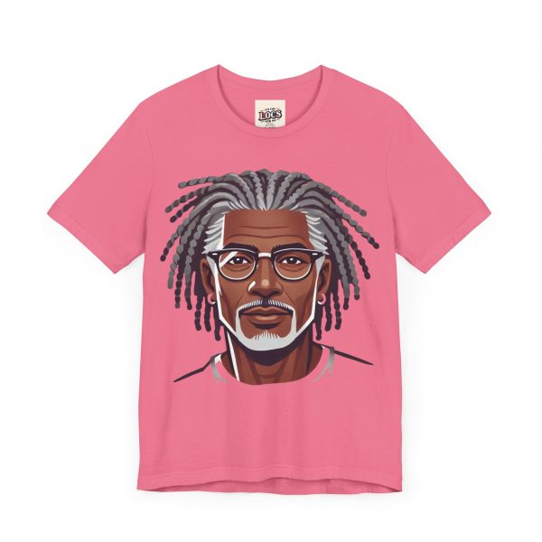 Stylish Elder with Locs T-Shirt - Image 71