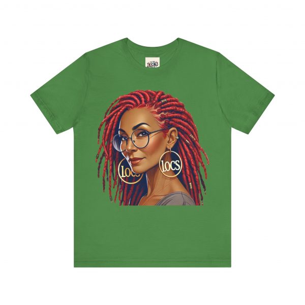 Empowering Woman with Locs White T-Shirt - Black Girl Art Tee, Afrocentric Fashion - Image 33