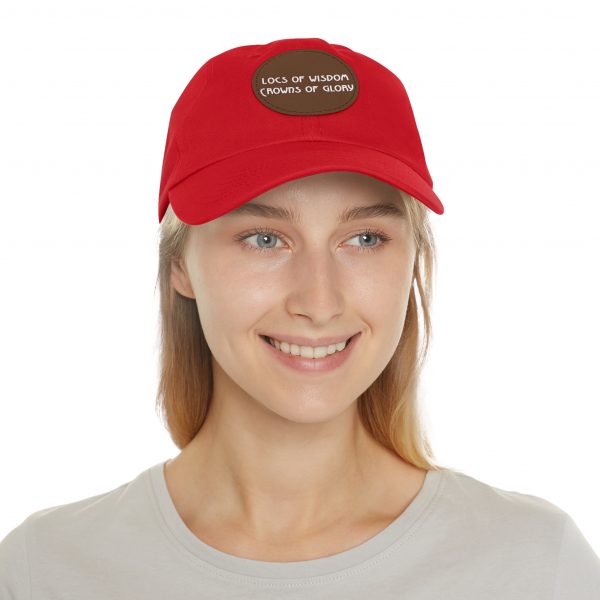 Pink Cap with Round Patch | Locs of Wisdom | Crowns of Glory | Inspirational Design - Image 28