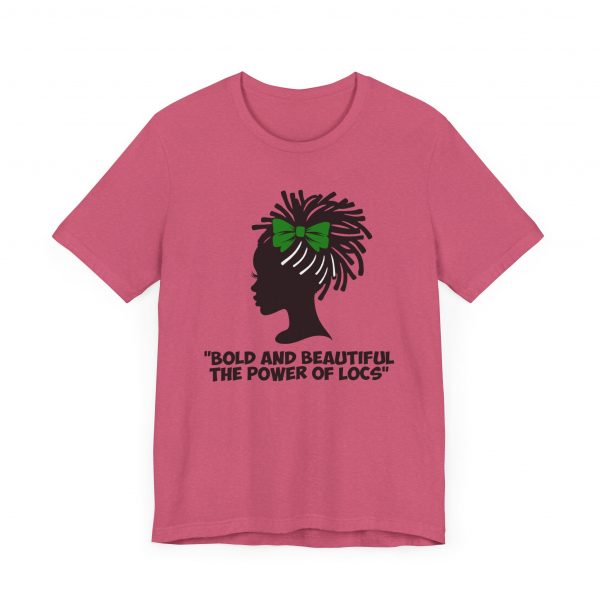 Bold and Beautiful Locs T-Shirt green - Image 15