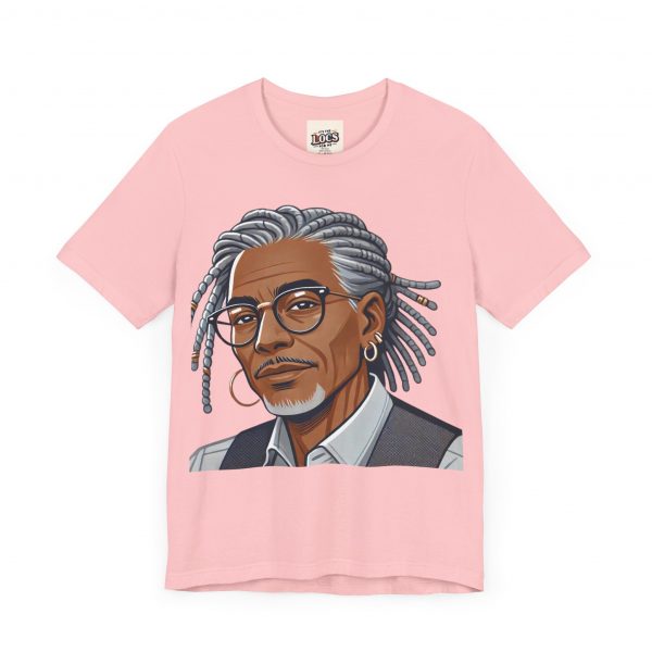 Stylish Elder with Locs T-Shirt - Image 43