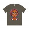 Empowering Woman with Locs White T-Shirt - Black Girl Art Tee, Afrocentric Fashion - Image 29