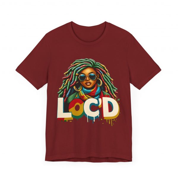 Colorful Loc'd girl T-Shirt - Image 47