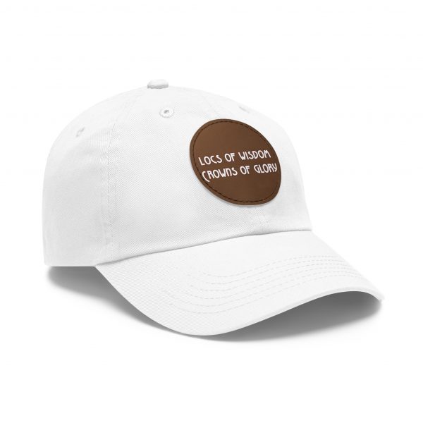 Pink Cap with Round Patch | Locs of Wisdom | Crowns of Glory | Inspirational Design - Image 10