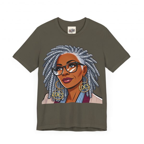 Empowering Woman with Locs T-Shirt - Black Girl Art Tee, Afrocentric Fashion - Image 7