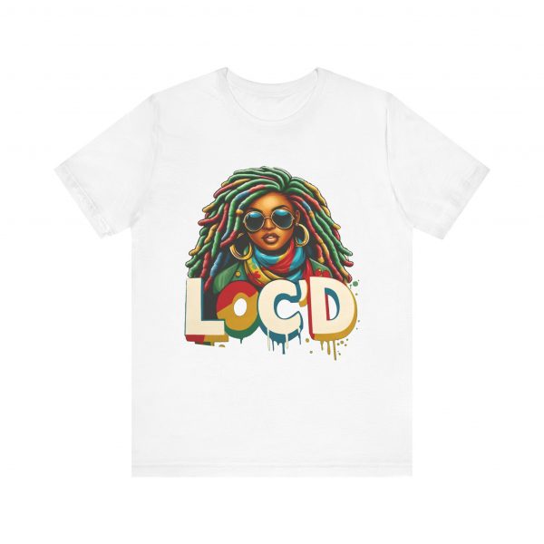 Colorful Loc'd girl T-Shirt - Image 5