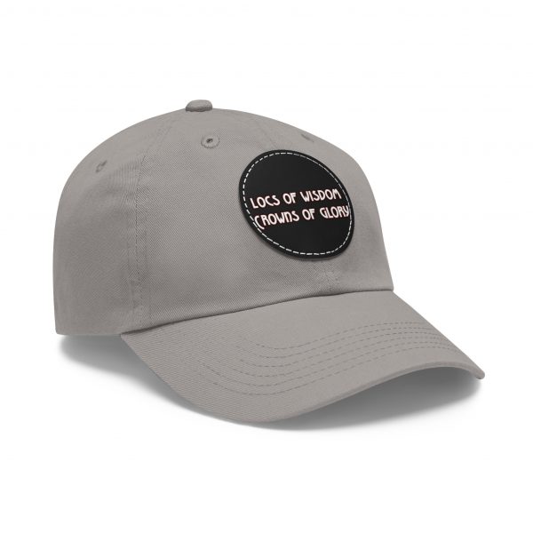 Pink Cap with Round Patch | Locs of Wisdom | Crowns of Glory | Inspirational Design - Image 82