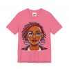 Empowering Woman with Locs White T-Shirt - Black Girl Art Tee, Afrocentric Fashion - Image 59
