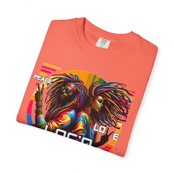 Peace Love Loc'd: Retro-Inspired Unisex Tee Celebrating Unity & Style - Image 27