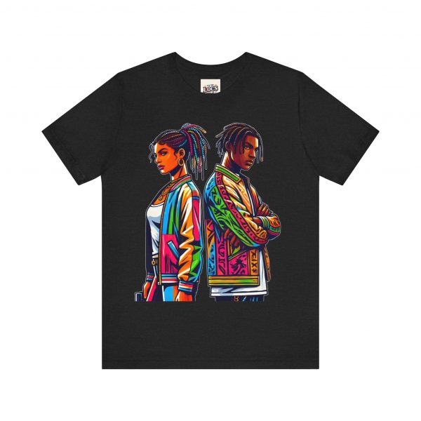 Vibrant Duo Locs T-Shirt – Bold and Beautiful - Image 45