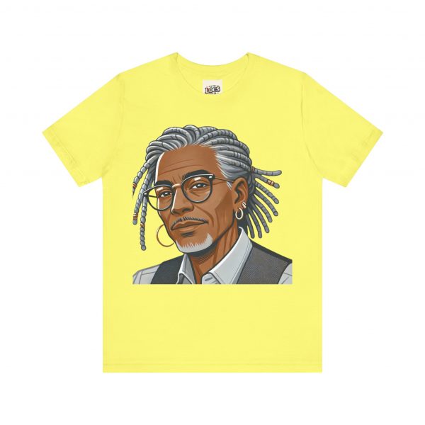 Stylish Elder with Locs T-Shirt - Image 61