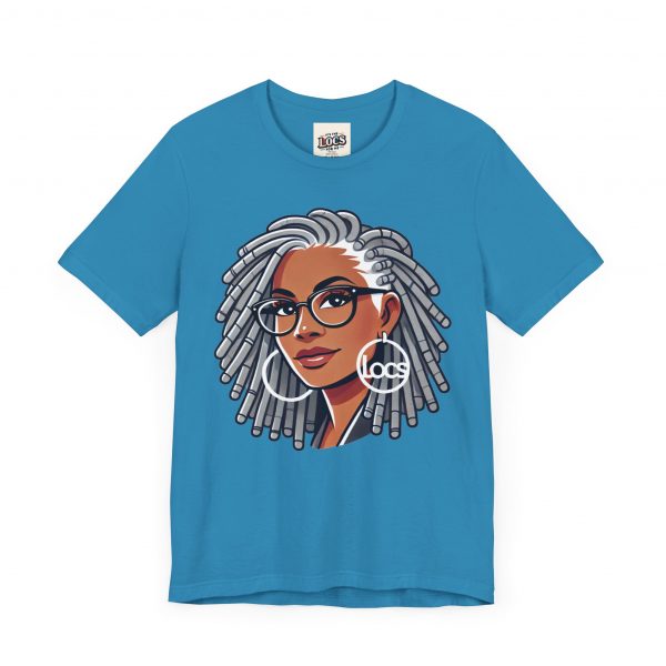 Empowering Woman with Locs T-Shirt - Black Girl  Art Tee, Afrocentric Fashion - Image 3