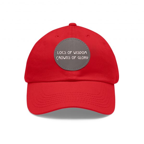 Pink Cap with Round Patch | Locs of Wisdom | Crowns of Glory | Inspirational Design - Image 21