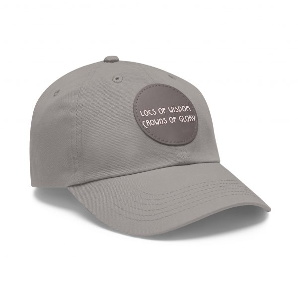 Pink Cap with Round Patch | Locs of Wisdom | Crowns of Glory | Inspirational Design - Image 86