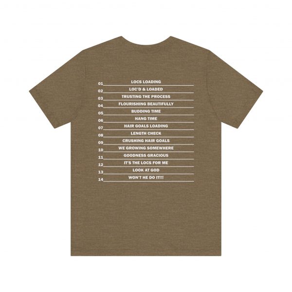 Stylish "It's the Locs for Me" T-Shirt - Empowering Loc Lovers - Image 50