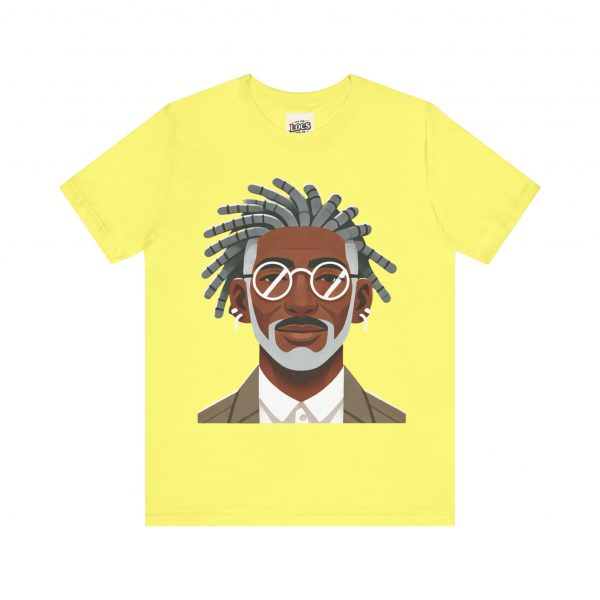 Stylish Elder with Locs T-Shirt - Image 61