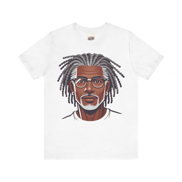 Stylish Elder with Locs T-Shirt - Image 57