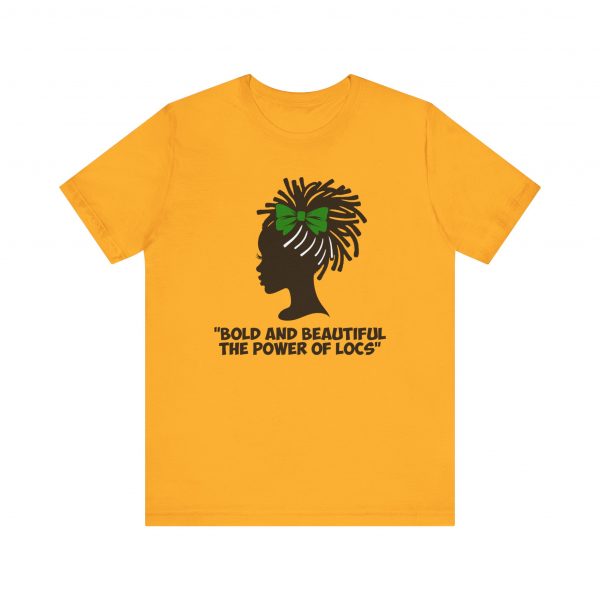 Bold and Beautiful Locs T-Shirt green - Image 5