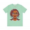 Empowering Woman with Locs White T-Shirt - Black Girl Art Tee, Afrocentric Fashion - Image 41