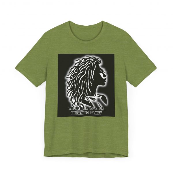 Your Hair is Your Crowning Glory T-Shirt - Locs Design - Image 11