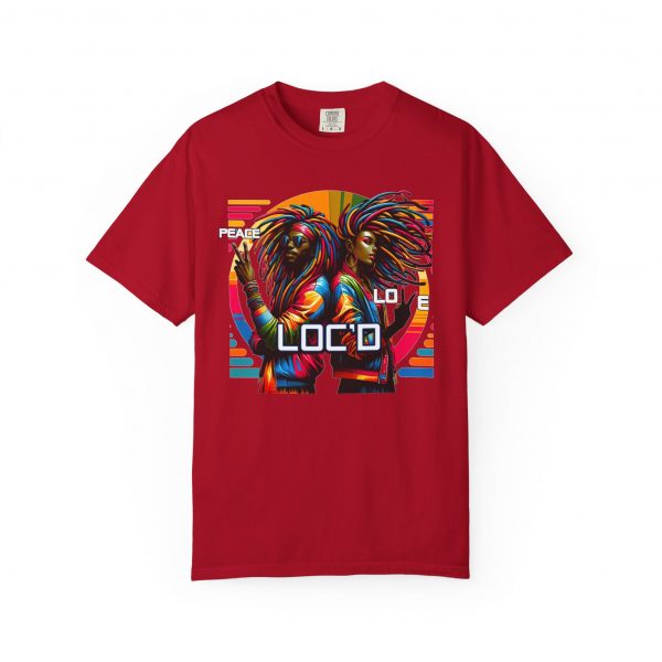 Peace Love Loc'd: Retro-Inspired Unisex Tee Celebrating Unity & Style - Image 9