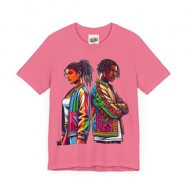 Vibrant Duo Locs T-Shirt – Bold and Beautiful - Image 71