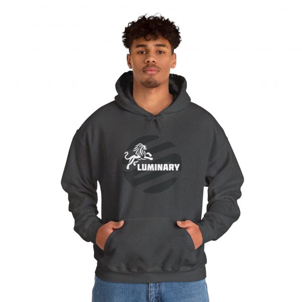 Black Luminary Hoodie for Men - Stylish Lion Graphic Pullover - Comfortable and Warm Streetwear - Perfect Gift for Fashion-Forward Men - Image 5