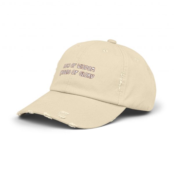 Pink Distressed Cap with Inspirational Embroidery | Locs of Wisdom | Crowns of Glory - Image 6