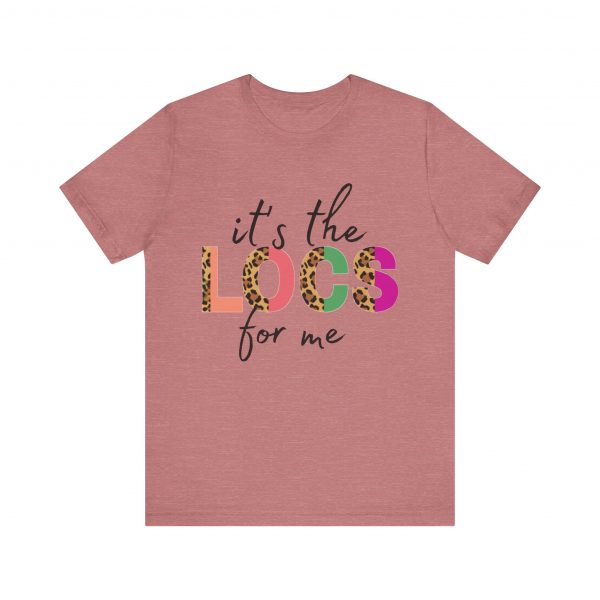 Copy of Stylish "It's the LOCS for Me" T-Shirt with Colorful Leopard Print and Hair Length Levels on Back - Image 13